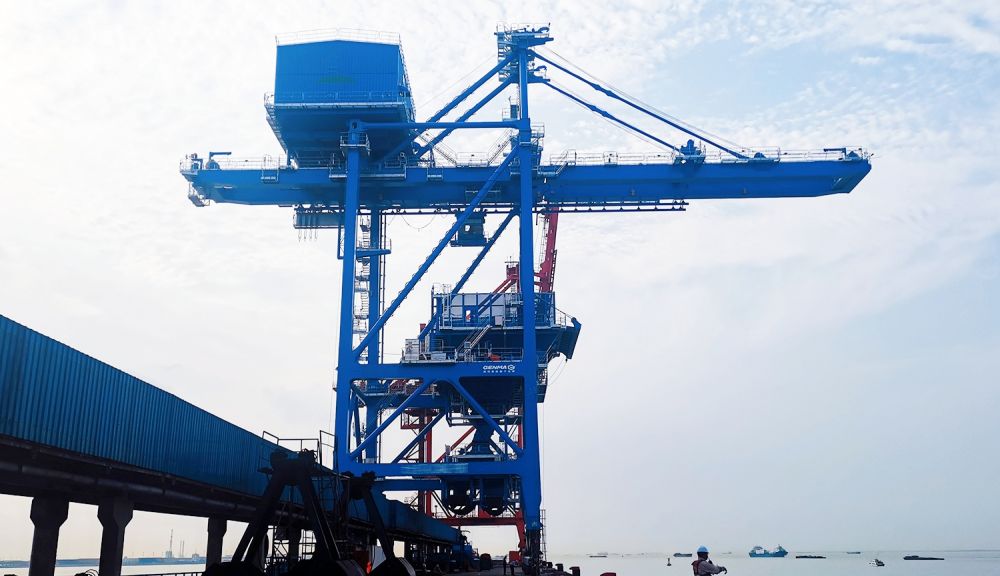 GENMA品牌獲得國內煤電企業兩臺橋式抓斗卸船機訂單(圖1)