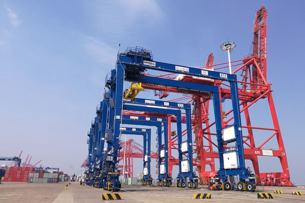 助力碼頭智慧升級 | GENMA與 PSA 連云港碼頭簽約8臺 RTG改造項目(圖1)