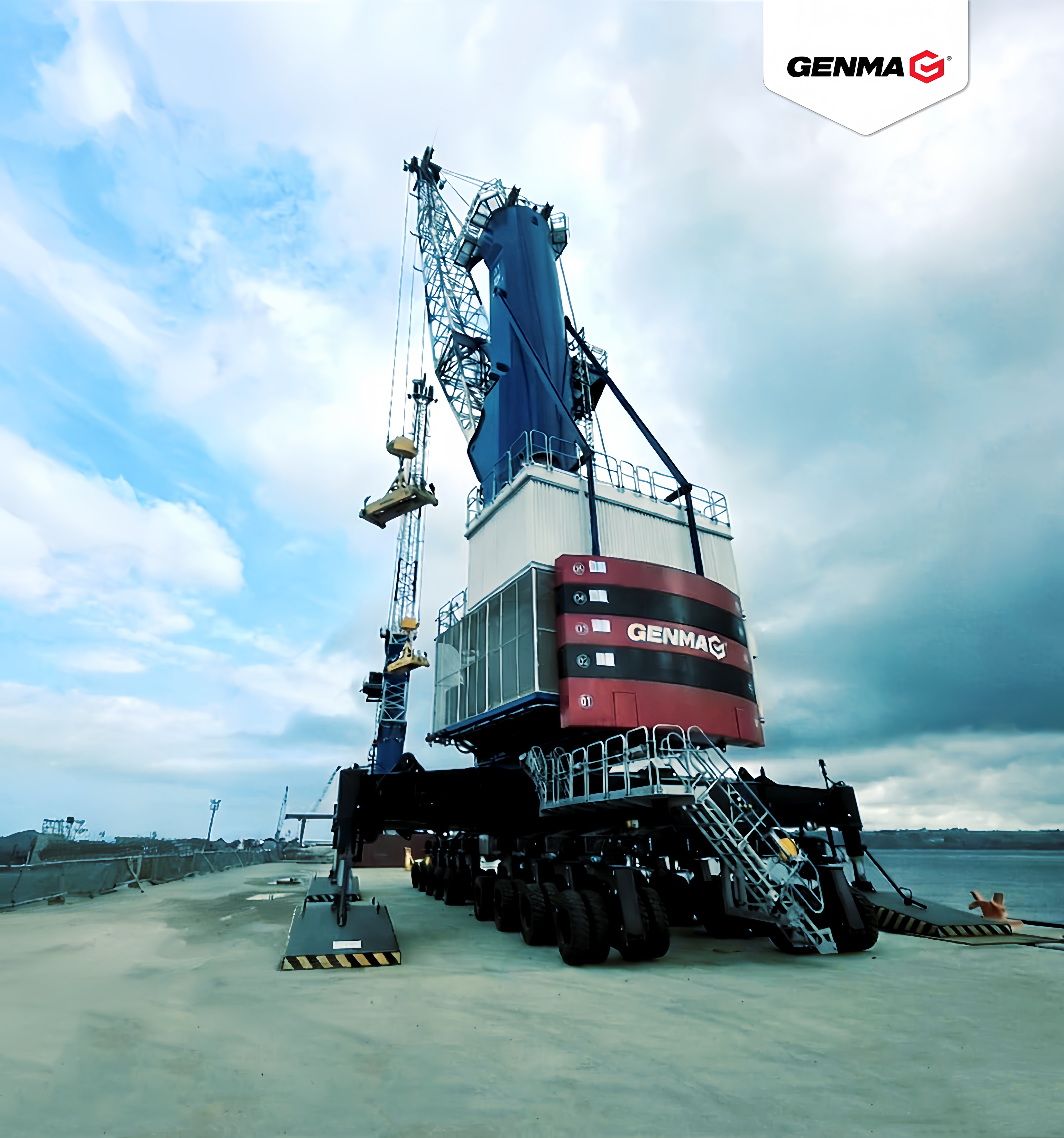 交付+2，GENMA兩臺MHC將服務安哥拉卡約新港未來運營(圖1)