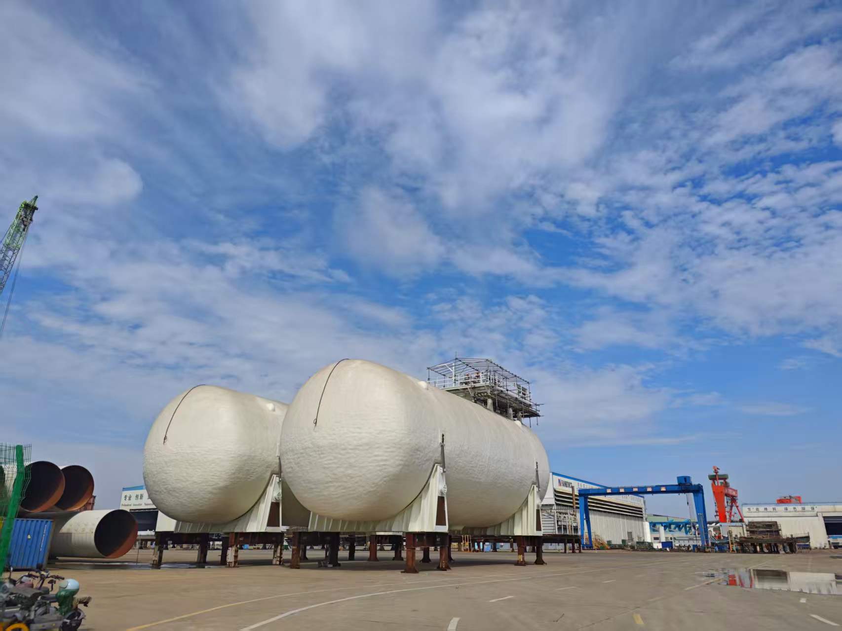 ROC Secures Order for 8 LNG Stainless Steel Low-Temperature Fuel Tanks from Overseas Client(圖1)